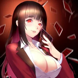 jabami yumeko (kakegurui) drawn by c3momo Betabooru