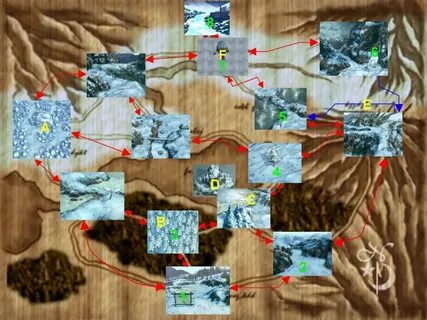 Ff7 Great Glacier Map 9 Images - Shinra Mansion Map Ff7 All 