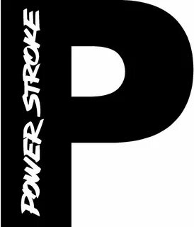 POWERSTROKEN Windshield 40" decal sticker POWER STROKE TRUCK