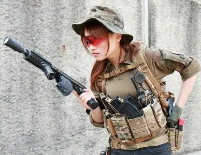 AOR PINK Girl guns, Military girl, Black little girls