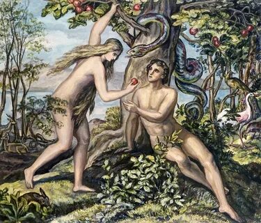 Исчезнувший фрагмент из истории про Адама и Еву Углы Круга Я