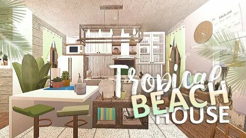 Tropical Beach House BLOXBURG - YouTube