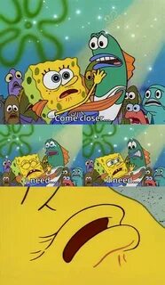 spongebob come closer template Latest Memes - Imgflip