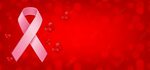 Gambar Tanda Merah Muda Aids Pada Latar Belakang Merah, Hari