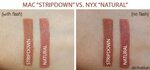 Dupe: MAC Stripdown Lipliner vs. NYX Natural Lipliner - All 