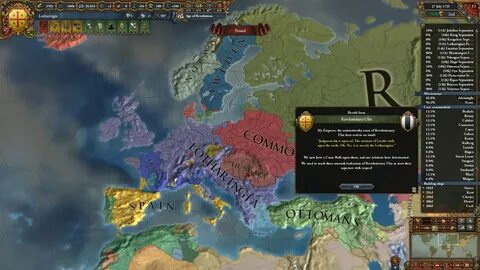 EU4 Apparently, if you exit the game, when you enter again y