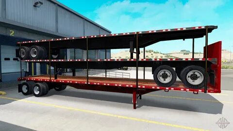 A collection of new trailers with cargo for American Truck S
