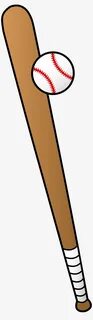 Images For Softball Bat Cartoon - Baseball Bat And Ball Clip