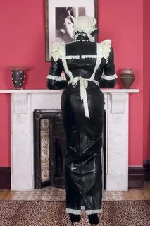 Rüschen Zofen Outfit Latex - Fetishuniverse