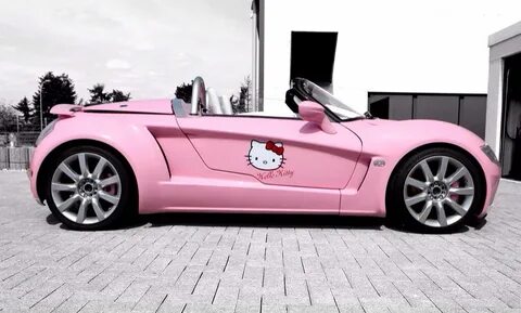 Hello Kitty Pink Convertible Hello kitty car, Hello kitty, H