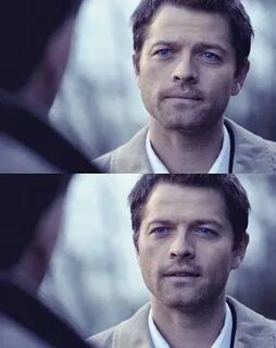 Cas. Of course he's looking at Dean with this face 😂 Misha c