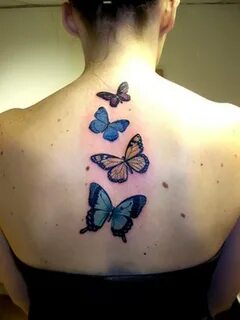 Butterfly Back Tattoos For Girls * Arm Tattoo Sites