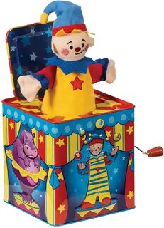 TOY MUSICAL CIRCUS STYLE CLOWN TRADITIONAL JESTER POP UP JAC