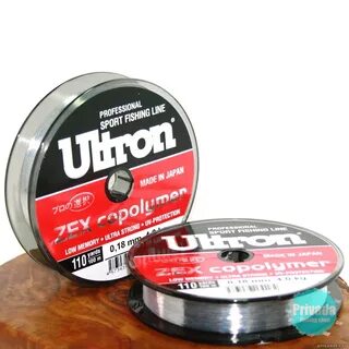 Леска ULTRON Zex Copolymer 0,30 мм, 100 м, 11 кг, прозрачная