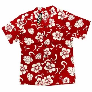 Купить Hawaiian Shirt Hibiscus Floral Cruise Tropical Luau B