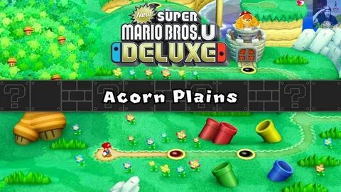 New Super Mario Bros. U Deluxe Part 1 Acorn Plains (Nintendo