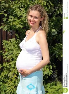 Pretty Young Happy Pregnant Women Stock Photo - Image of wee