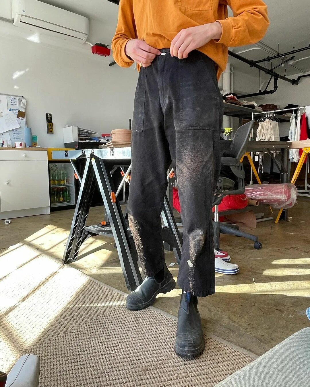 Worker pants rust фото 73
