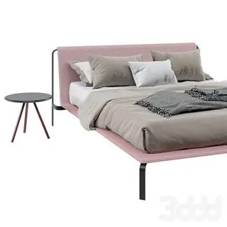 Bolzan letti Bend Bed - Кровати - 3D Модель