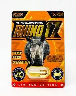 Rhino 17 Plus 12000 Male Enhancement Pill