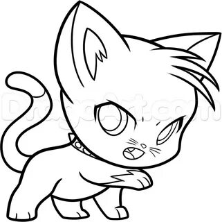 Chibi Cat Drawing at PaintingValley.com Explore collection o
