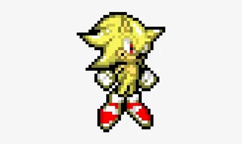 Super Sonic - Super Saiyan Goku Pixel - Free Transparent PNG