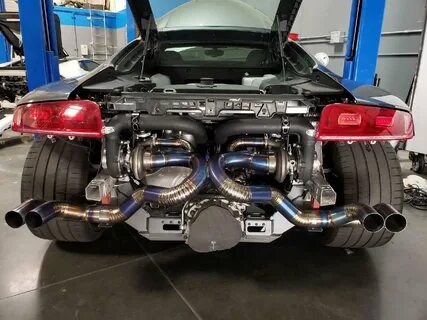 Turbology on Twitter: "R8ed R: wild twin-turbo Audi R8 by @s