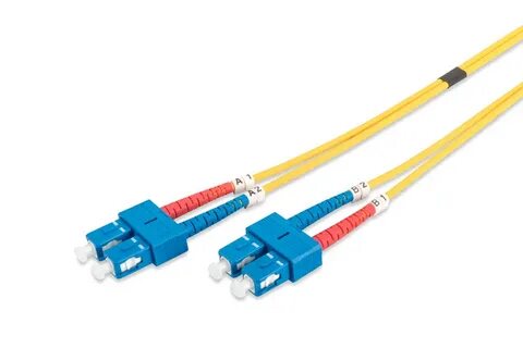 LSZH 10 GBit/s Digitus LWL patch cable OS2-3 m ST to SC fibe