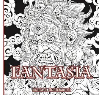 Fantasia Anti-Stress Adult Coloring Book - 3rd US Edition - 