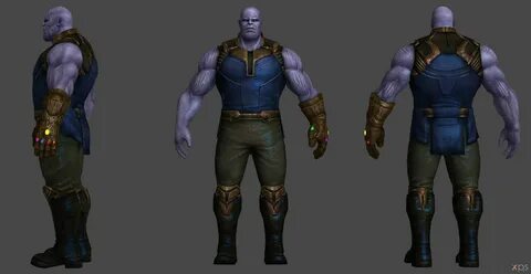 Thanos (AIW) - FF by SSingh511 Marvel concept art, Marvel co