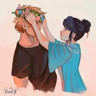 flower crown Miraculous ladybug fan art, Miraclous ladybug, 