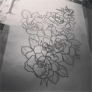 #gardenia #doodle #sketch #today #drawing #tattoo #flower #f