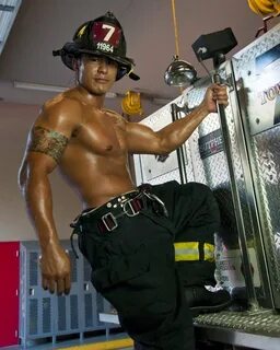 Sexy Black Firefighter Picture