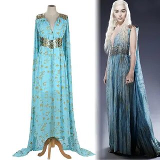 Game of Thrones Daenerys Targaryen Cosplay Costume Halloween