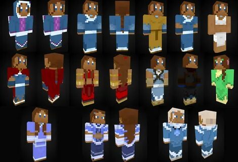 Custom Minecraft Skins-Katara from Avatar: The Last Airben. 