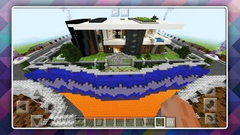 Extreme Safe Redstone House Map Minecraft PE untuk Android -