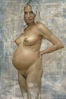 Nude portrait of pregnant Sienna Miller goes on display