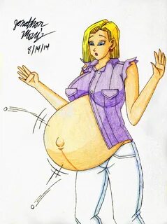 Request Pregnant Android 18 Kame House part 2 by JAM4077 on 