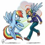 Human Ponidox Rainbow Dash by GlancoJusticar on DeviantArt R
