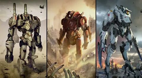 Concept Art for Pacific Rim Illustrated Fiction