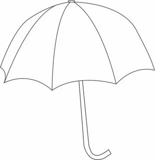 Printable Umbrella Template Umbrella template, Umbrella, Cli