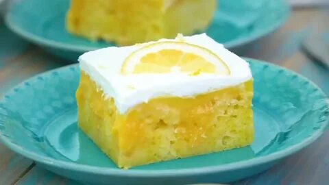 Lemon Poke Cake Recipe - Cooking With Joy - YouTube