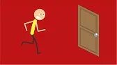 Caillou gets grounded (stick figures) - YouTube