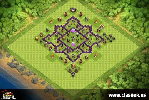 Town Hall 7 - FARMING Base Map #11 - Clash of Clans Clasher.