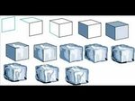 How To Draw An Ice Cube Easy Simple Step By Step Drawing Tut