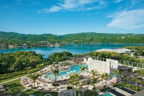 Aerial Pool View of Breathless Montego Bay Jamaica hotels, M