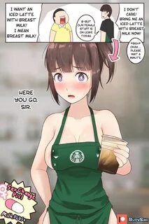 rudysaki, starbucks, rule 63, before and after, blush, embarrassed, gender ...