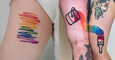 These Rainbow Tattoos will Brighten Your Day - Tattoo Ideas,