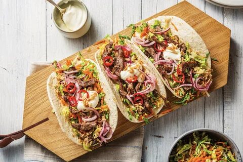 Korean Beef Tacos - Cook now! Recipe HelloFresh