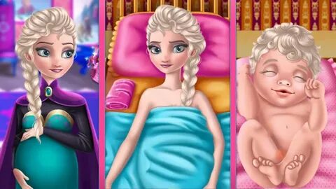 FROZEN ELSA SURPRISE PREGNANCY! Frozen Queen Elsa Baby Birth